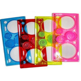 Kit 4 Réguas Mágicas Espirógrafo Mandala Spirograph Desenho