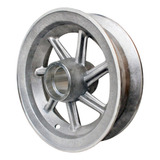 Kit 4 Roda Aro Alumínio 8 Sem Rolamento 7 Raios