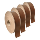 Kit 4 Rolo Tira De Couro Ecológico - 2cm 10 Metros Cada