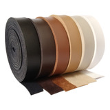 Kit 4 Rolo Tira De Couro Ecológico - 2cm 10 Metros Cada