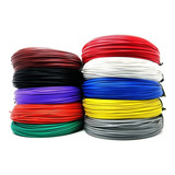 Kit 4 Rolos Fio Cabo 0,50mm 100 Mts Cabinho Extra Flexível