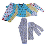 Kit 4 Roupa De Dormir Menino Manga Longa Bebê Algodão P M G