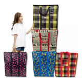 Kit 4 Sacolão Gigante/extra Gg Para Viagens,compras Mudança