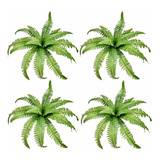 Kit 4 Samambaia Artificial 53 Cm Plantas Paredes Folhagens