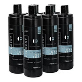 Kit 4 Shaving Gel Element Neutral Da Alfa Look's C/ 750ml 