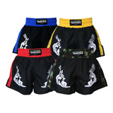 Kit 4 Shorts Muay-thai Trng - Estampado Direto Tanoshi