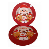 Kit 4 Souplast Sublimado De Natal Decoração Lindo Barato
