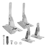 Kit 4 Suporte Fixação Motor Portão Automatizador Pivotante