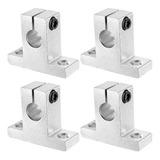 Kit 4 Suporte P Eixo Guia Linear 20mm Sk20 - Cnc Router 3d