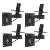 Kit 4 Suporte Para Caixa De Som Acustica Novo Fixo De Parede