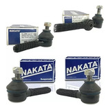 Kit 4 Terminal Direção Fusca 1200 1300 (embuchamento) Nakata
