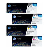 Kit 4 Toner Hp Original 304a Cc530a Cc531a Cc532a Cc533a