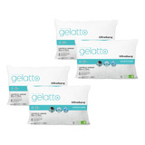 Kit 4 Travesseiro Gelatto Altenburg Toque Gelado Extra Macio