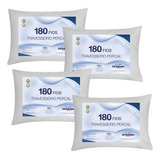 Kit 4 Travesseiros Ortobom 100% Algodão Percal 180fios Macio