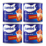 Kit 4 Unid. Doce De Leite Itambé Tradicional Lata 800g