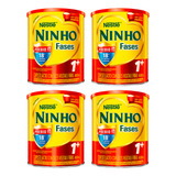 Kit 4 Unidades - Composto Lácteo Nestlé Ninho Fases 1+ 800g