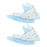 Kit 4 Unidades Babador Bandana Impermeavel 100% Algodao Masculino