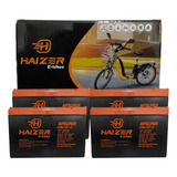 Kit 4 Unidades Bateria Bicicleta Elétrica Sousa Eco 350w 48v