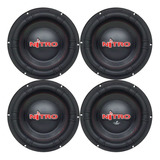 Kit 4 Unidades Subwoofer Potencia 700w