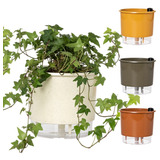Kit 4 Vaso Raiz Autoirrigável Gde N4 Terrazzo Auto Irrigável