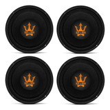 Kit 4 Woofer Magnum Rex Power 8rp-550 Médio 8 Polegadas 550w