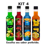Kit 4 Xaropes Dilute Para Drink Soda Italiana Gin - Escolha