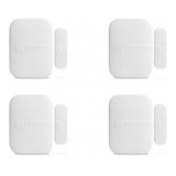 Kit 4 Xas 4010 Smart Sensor De Abertura Magnético Sem Fio