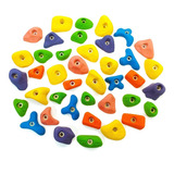 Kit 40 Agarras Escalada Infantil/iniciante Com Parafusos