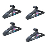 Kit 40 Cabide Preto Super Resistente 40x16cm Conjunto C/10pç