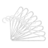 Kit 40 Cabides Acrílico Infantil Cristal Reforçado Casa Loja