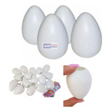 Kit 40 Casquinha De Ovo De Páscoa Ovinhos Plástico Decoração