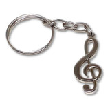 Kit 40 Chaveiro Em Metal Clave De Sol Lembrancinha Musical