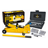 Kit 40 Ferramentas Estepe Macaco 2 Toneladas Jacarézinho
