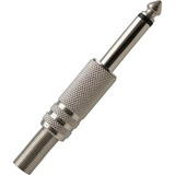 Kit 40 Plug P10 Conector Mono Metalico Guitarra Violão Baixo