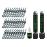 Kit 400 Balas Aço Pistola C11 6.0mm + 30 Co2 + Óleo Silicone