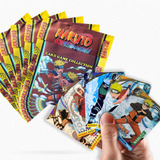 Kit 400 Cartinhas Naruto = 100 Pacotinhos Cards Pequenos