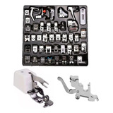 Kit 42 Calcadores + Calcador Overlock Com Faca + Haste Baixa