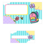 Kit 42 Etiquetas Escolares Personalizadas - Vinil 