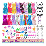 Kit 42 Peças Para Barbie Boneca