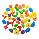 Kit 45 Agarras Escalada Infantil Iniciante Sem Parafusos