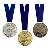 Kit 450 Medalhas Esportivas 30mm Metal Aço Ouro Prata Bronze
