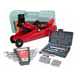 Kit 46 Ferramentas Estepe Macaco Jacarézinho 2 Toneladas