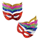 Kit 48 Máscara Fantasia Carnaval Festa