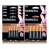 Kit 48 Pilhas Duracell Alcalina 16 Aa+ 32 Aaa Pack 16 Econo