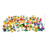 Kit 48 Pokémon Miniaturas Sem Repetições Brinquedos Coleção 
