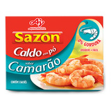 Kit 48un Caldo Em Pó Sazon Camarão 32,5g