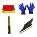 Kit 4pcs Espatulas Estilete Insufilm/ Envelopamento