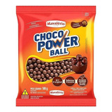Kit 4un Choco Power Ball Chocolate Crocante 500g Mavalerio