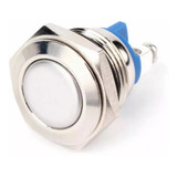 Kit 4x Botão Push Button Inox Momentâneo Start Pulso