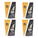 Kit 4x Esferas Bolinhas Airsoft Bbs 12g Rossi 1000un Branca